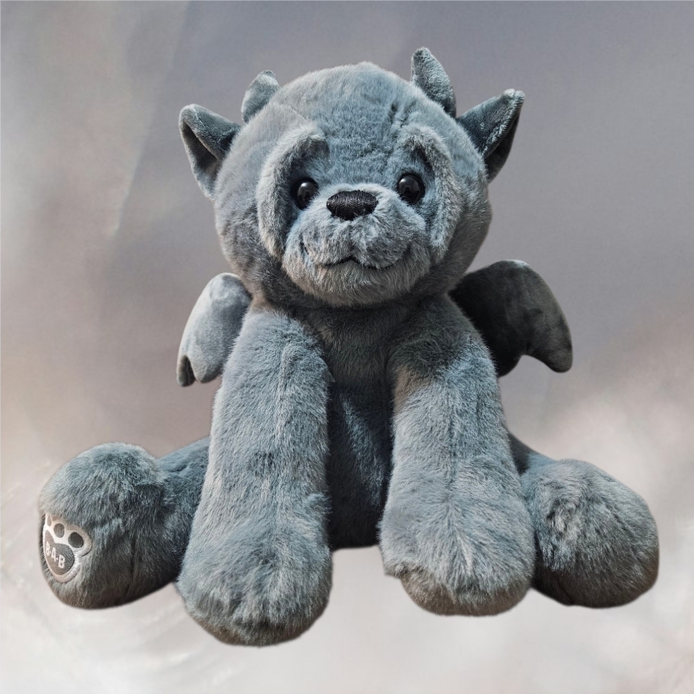 Build-A-Bear Gray Gargoyle Plush Sruffed Animal